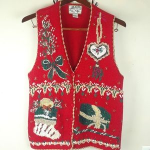 Heirloom collectibles holiday vest